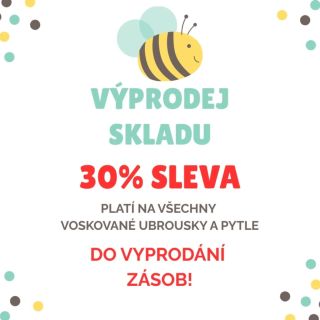 Všem Vám moc děkuji za objednávky! Sklad se parádně čistí 🤩 A víte, jak to oslavíme? Tím, že akci prodloužím do vyprodání...